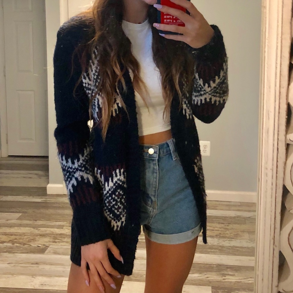 Hollister Soft Patterned Cardigan